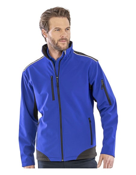 RES-R124X-Ripstop Soft Shell Workwear Jacket With Cordura Panels 2